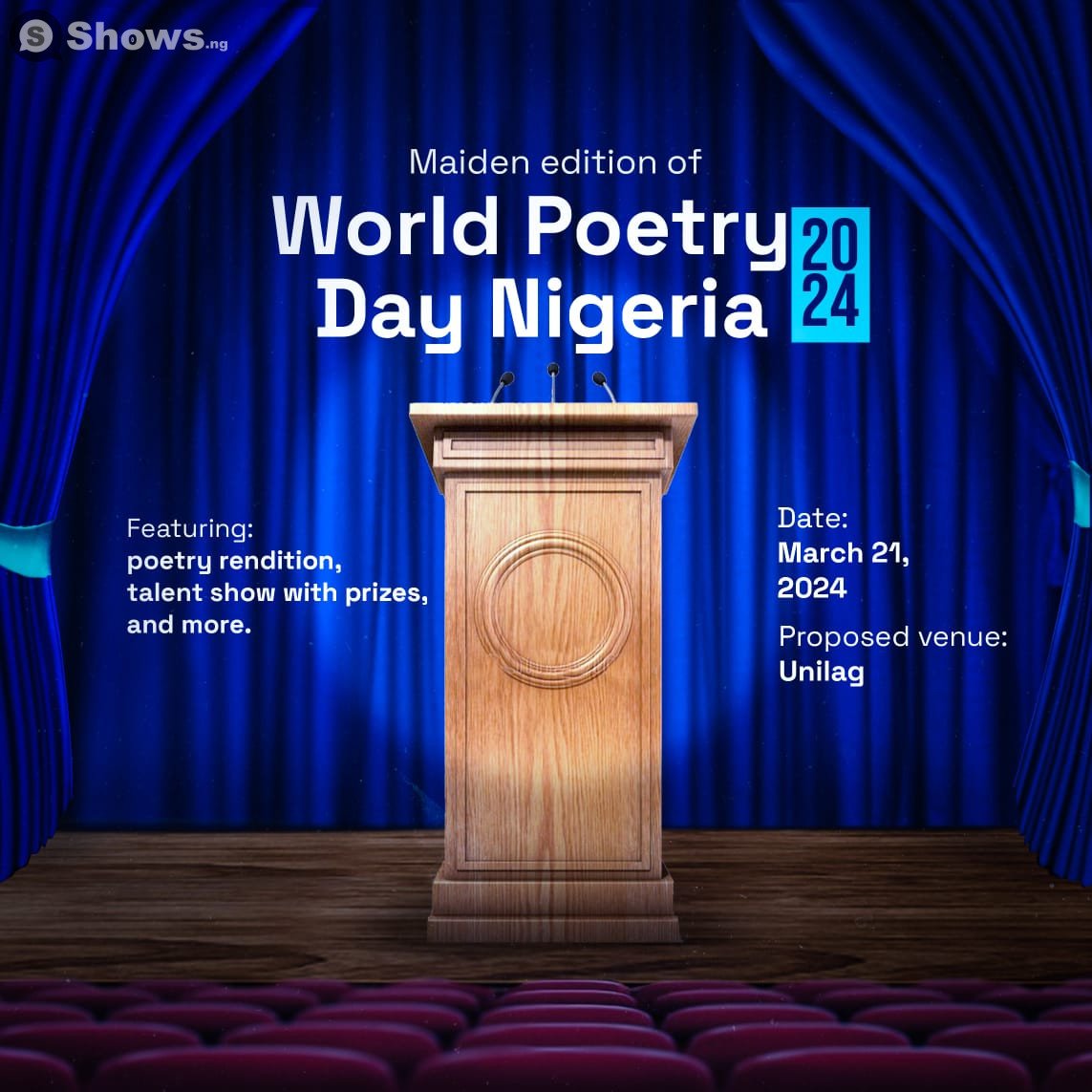 Glass House, Faculty of Education, University of Lagos, Yaba, Lagos venue