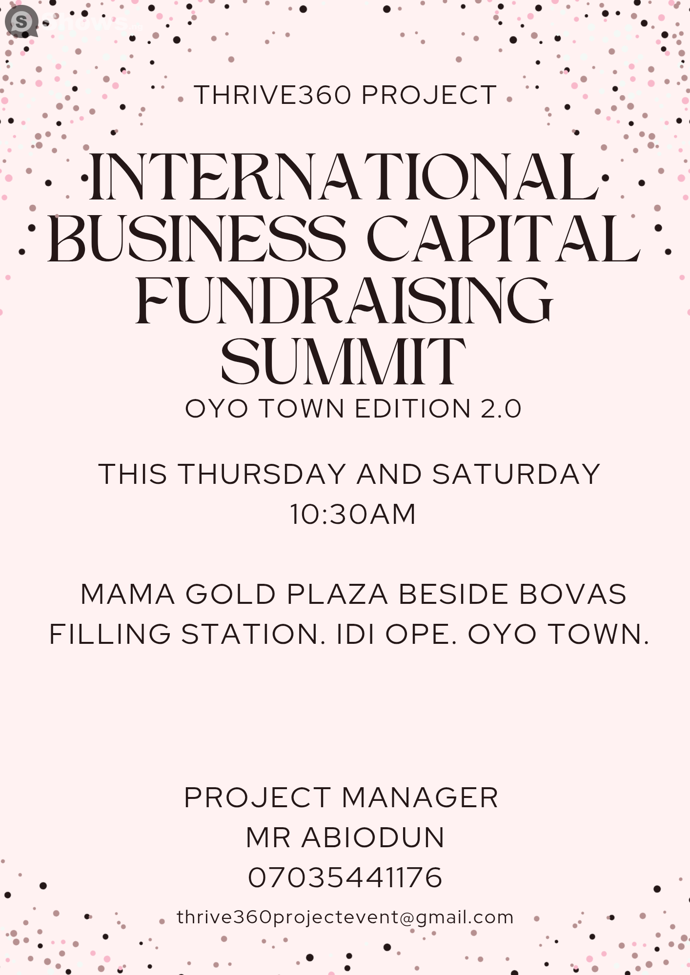 INTERNATIONAL BUSINESS CAPITAL FUND RAISING SUMMIT 2025