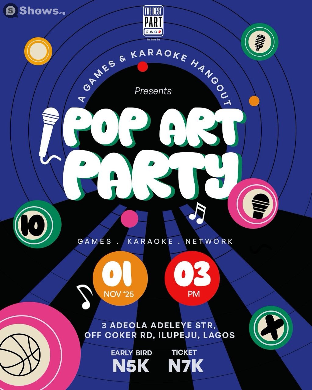 3 Adeola Adeleye Str, Off Coker RD, Ilupeju, Lagos venue
