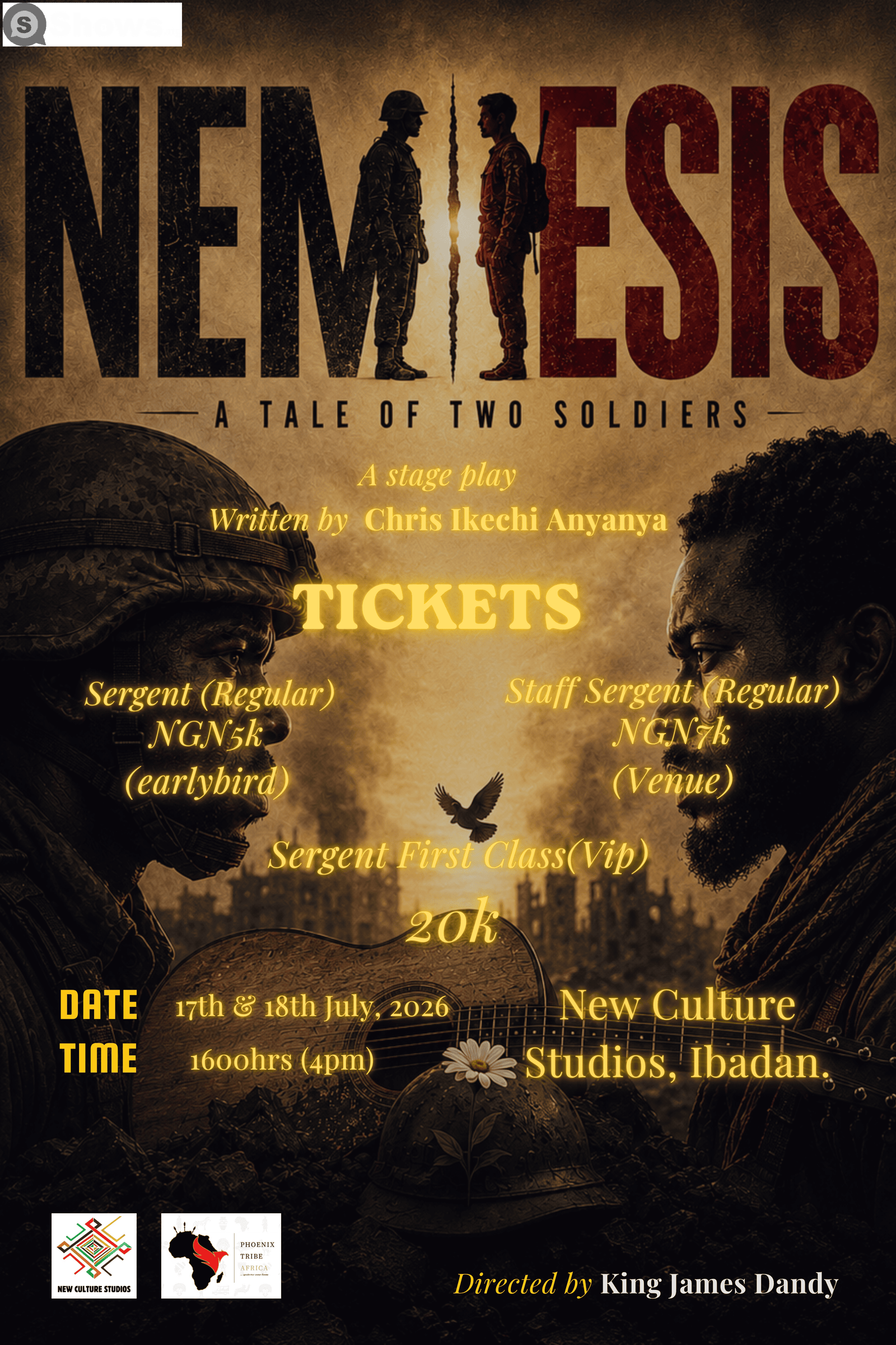 NEMESIS: A Tale Of Two Soldiers. (A Stage Play)