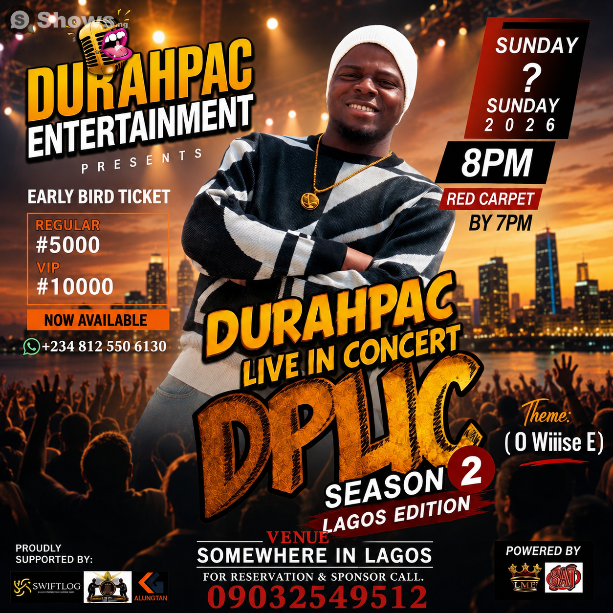 DURAHPAC LIVE IN CONCERT ( LAGOS EDITION)