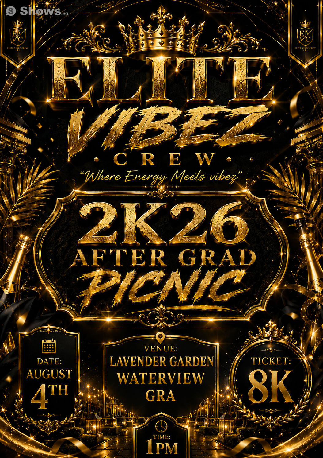 Elite Vibez Crew 2K26 AFTER GRAD PICNIC