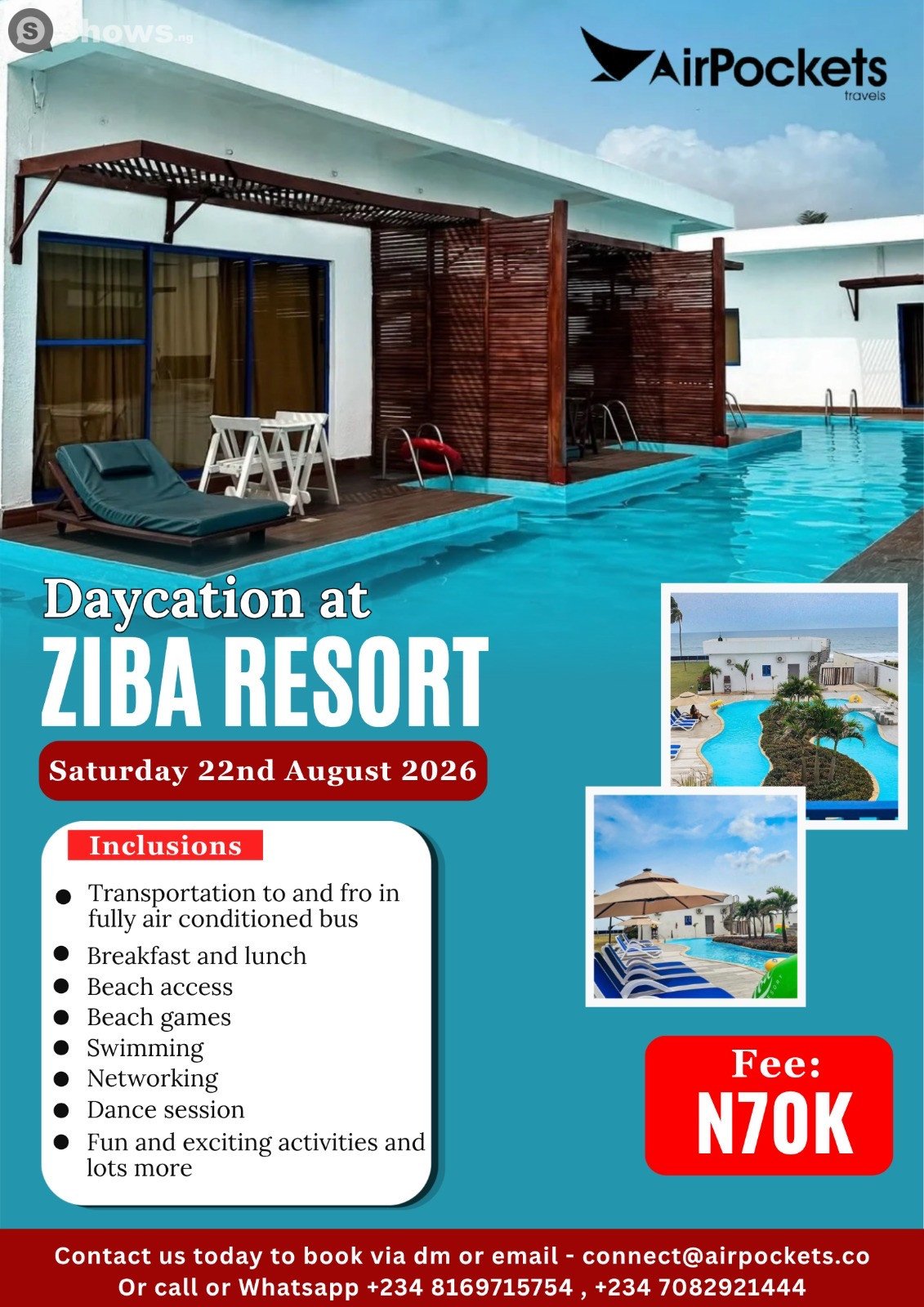 Daycation At Ziba Resort