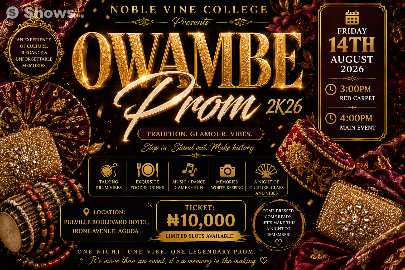 Noble Vine Owambe Prom