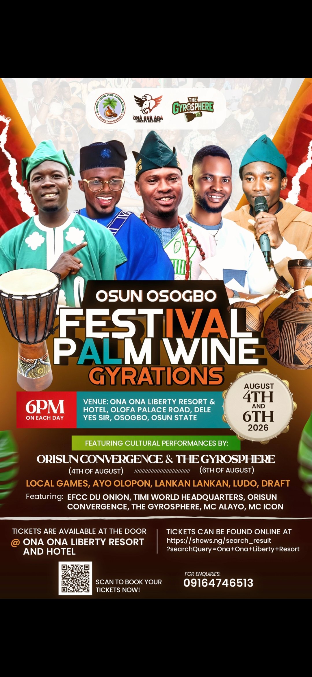 OSUN OSOGBO FESTIVAL PALM WINE GYRATIONS